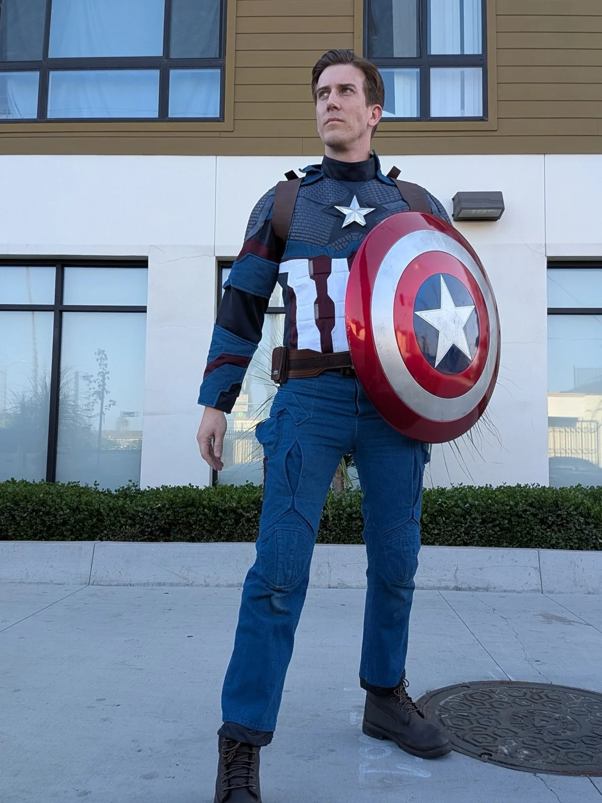 American Hero party character