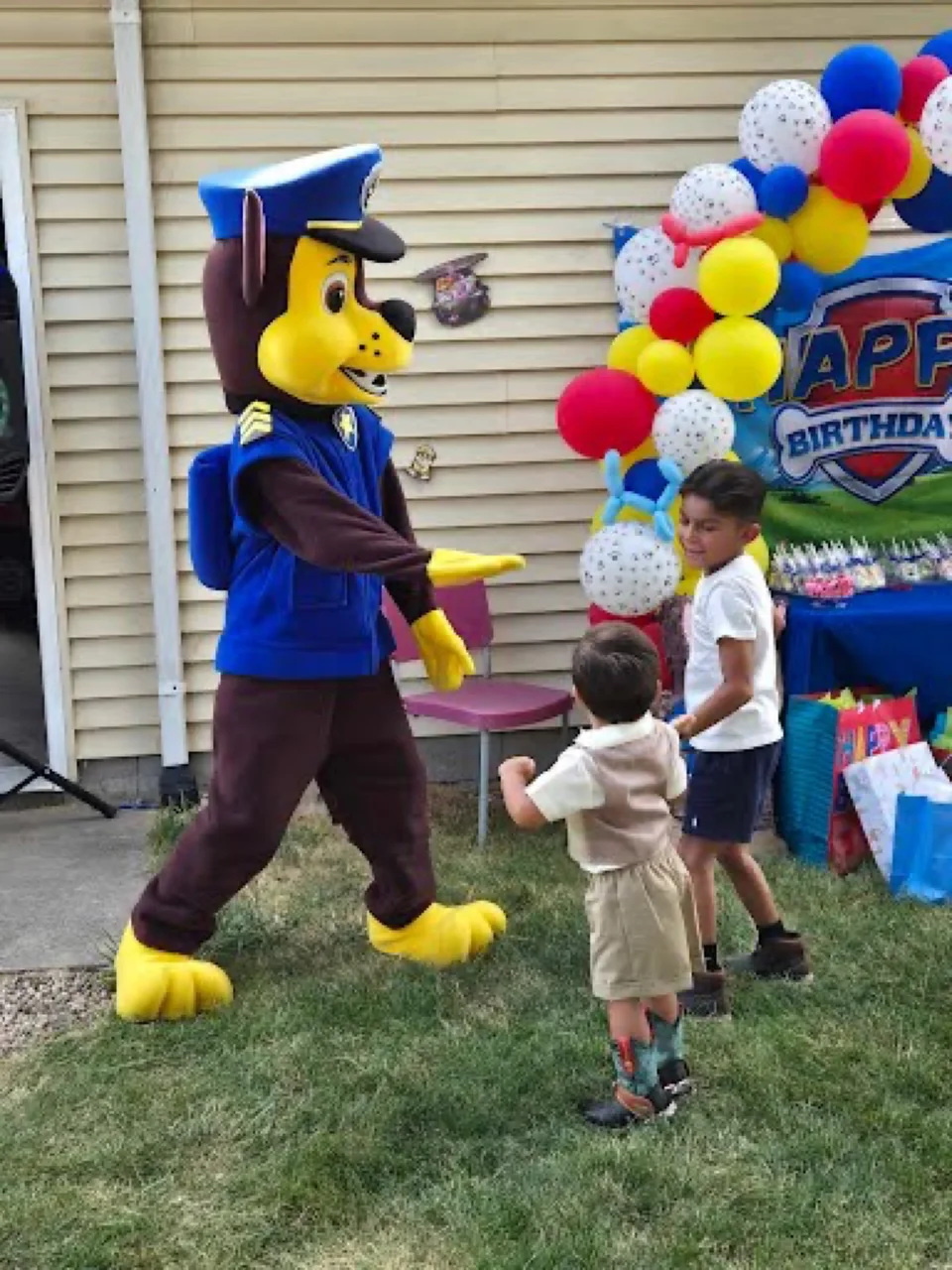 Police Rescue Pup party character