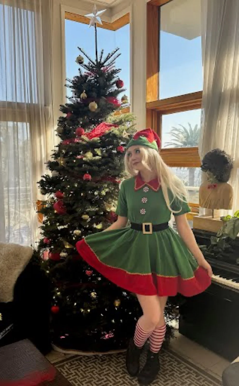 Holiday Elf party character