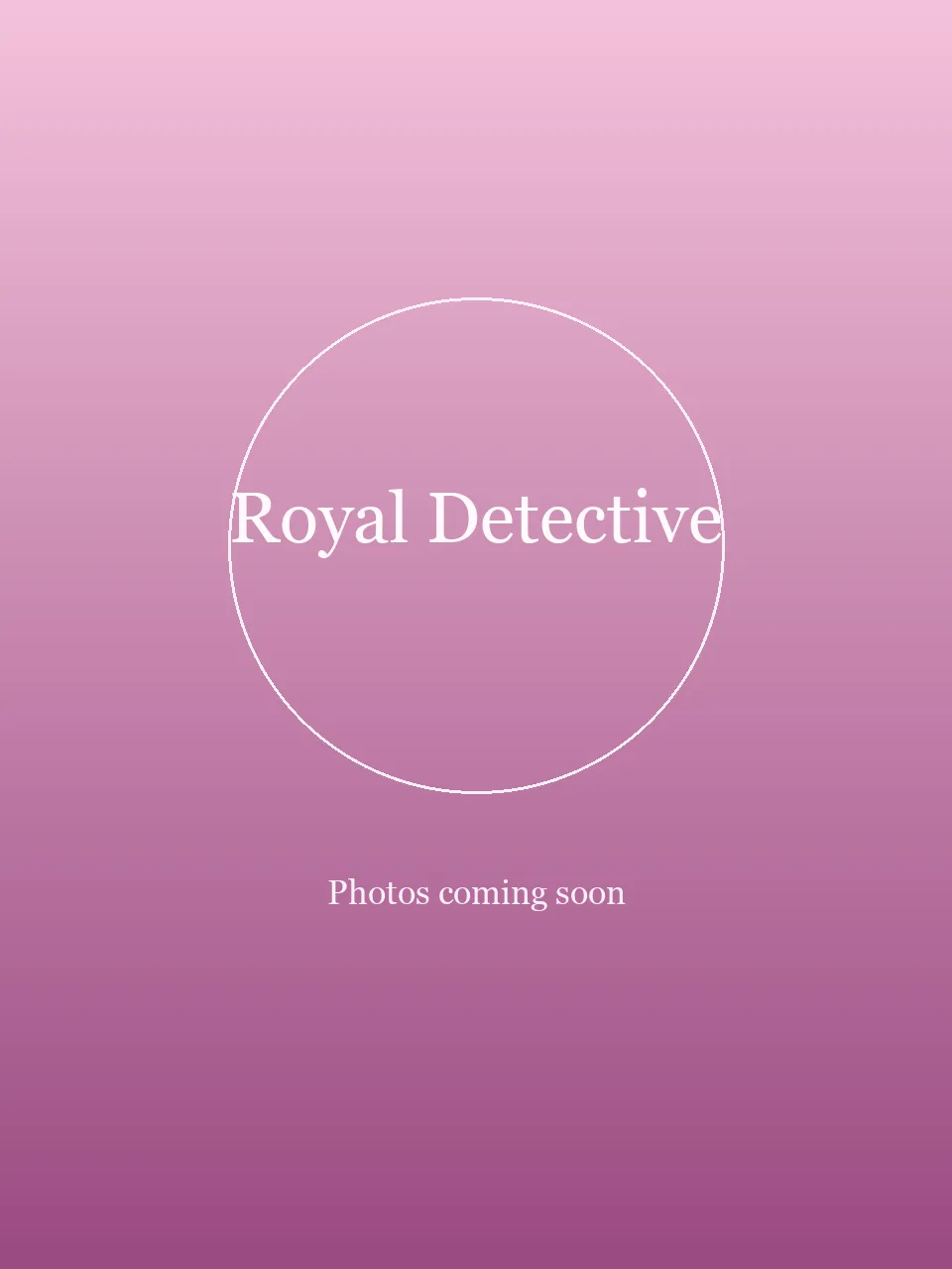 Royal Detective party character