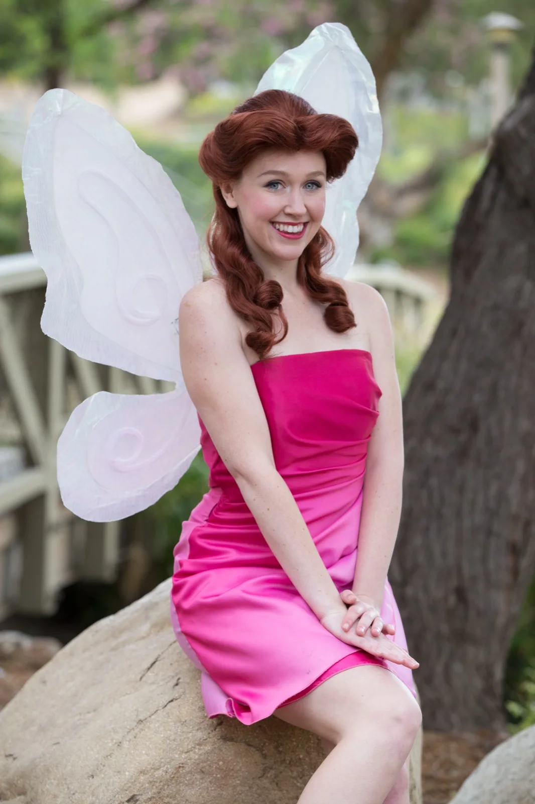 Pink Fairy party character