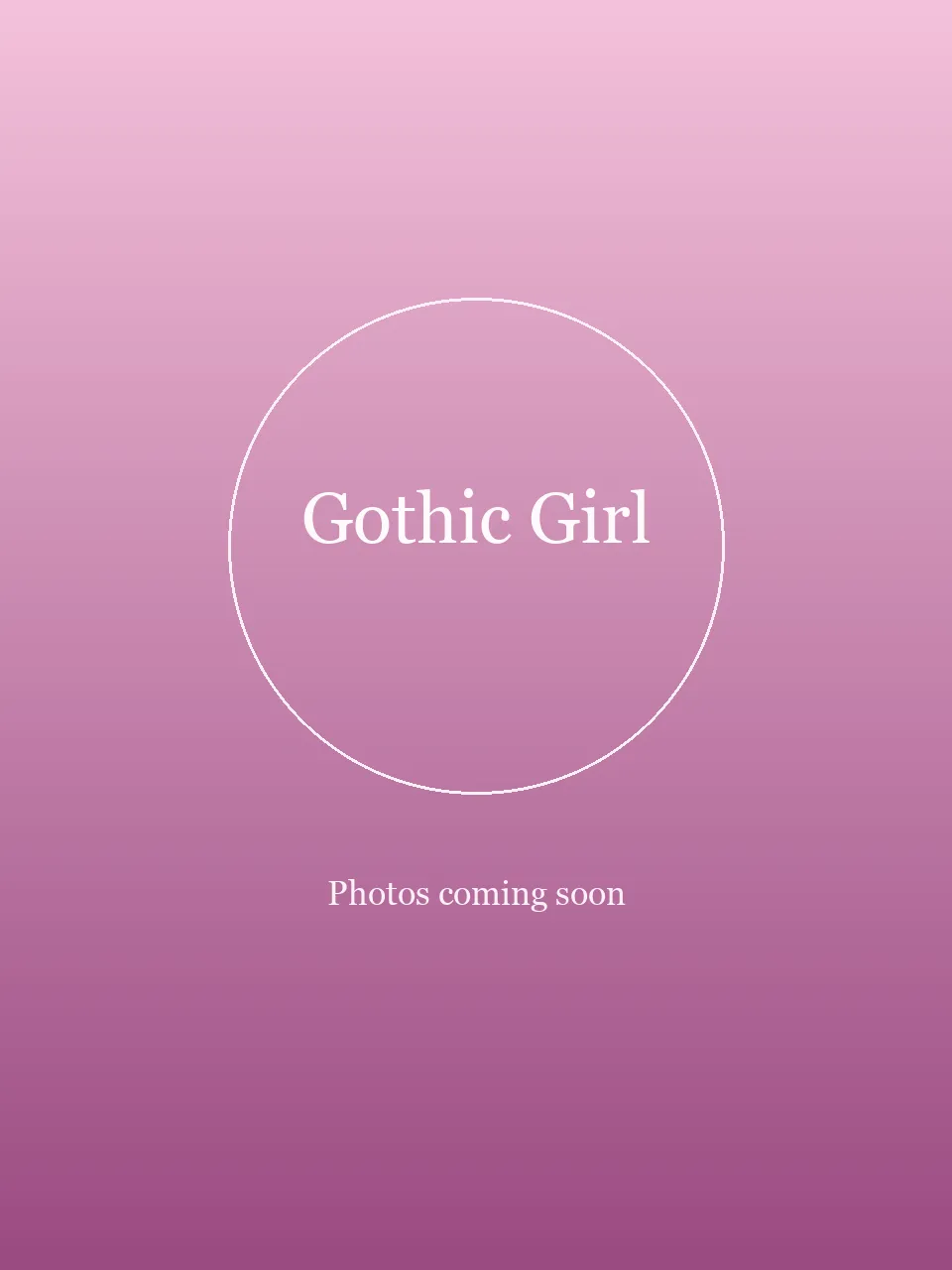 Gothic Girl party character